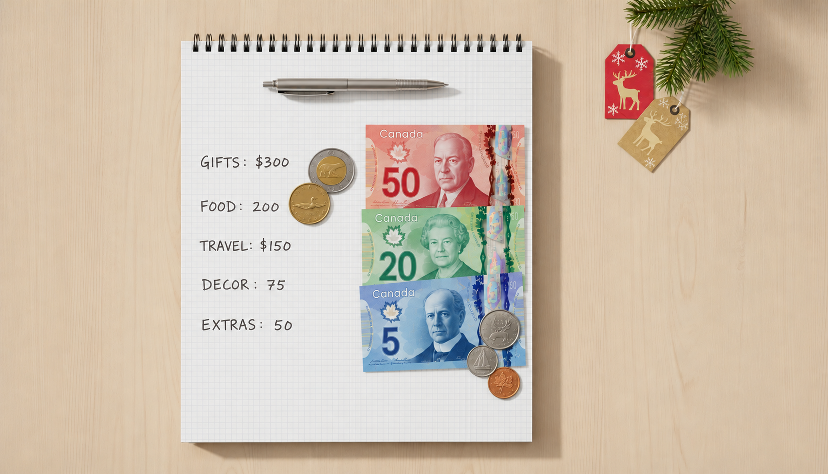 A simple holiday budget for the holiday season